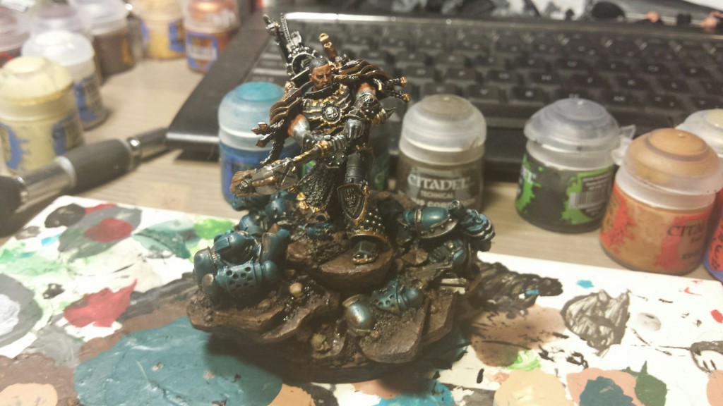 The primarch awaits his legion to assemble