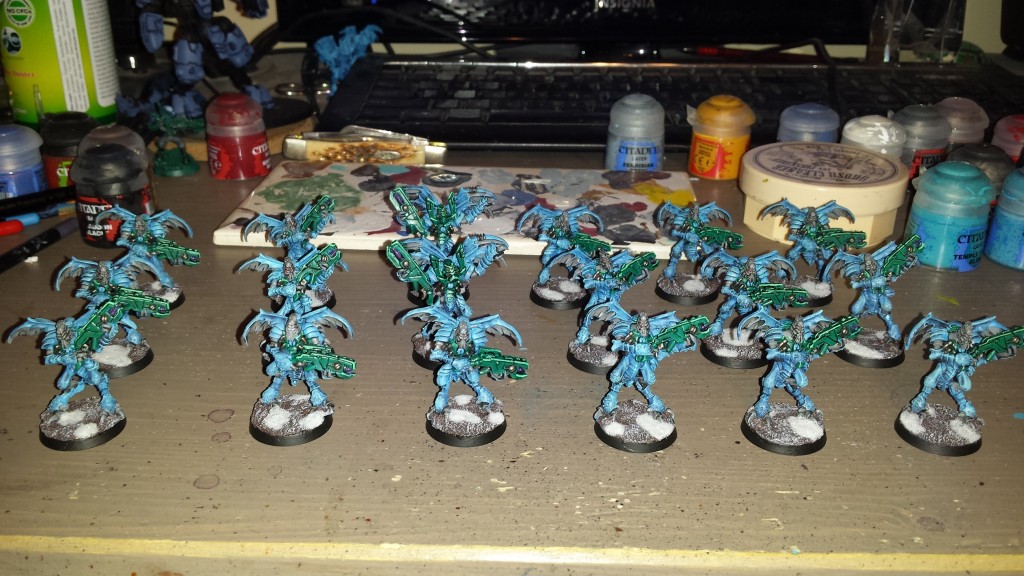 I don't think I have ever seen this many painted vespid...